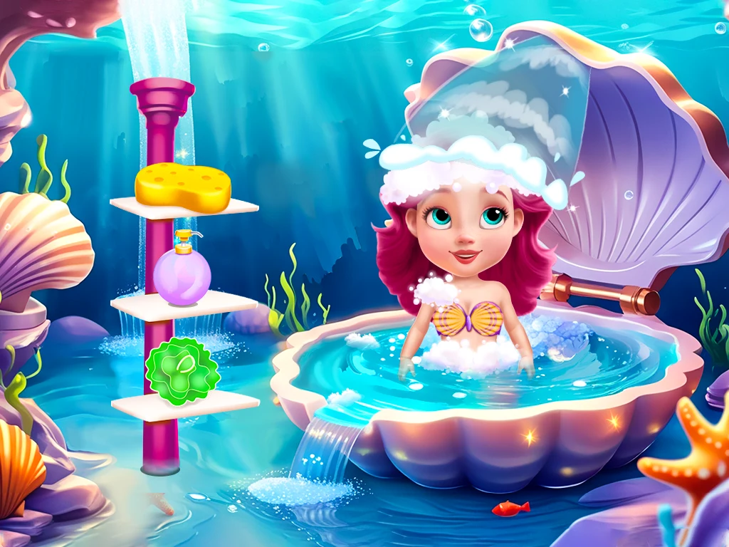 Mermaid babysitter Care screenshot