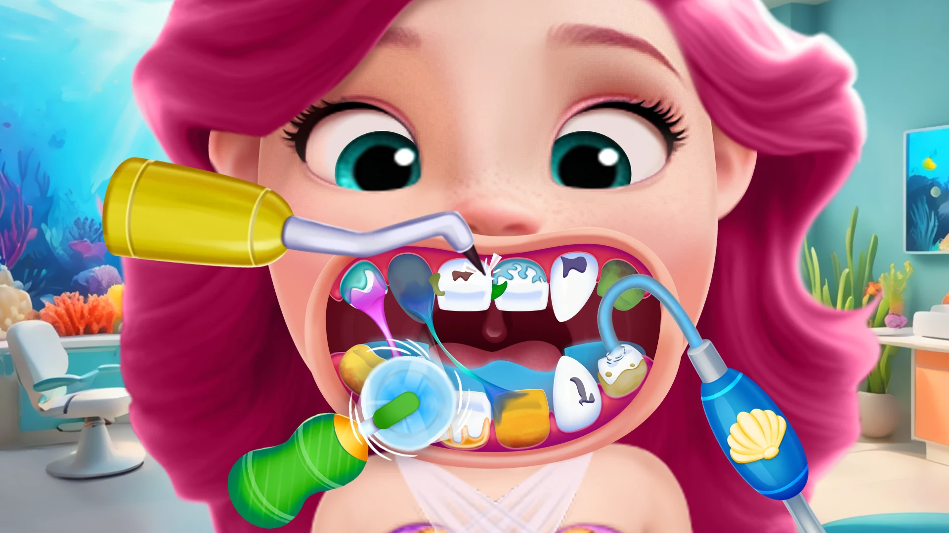 Mermaid babysitter Care screenshot