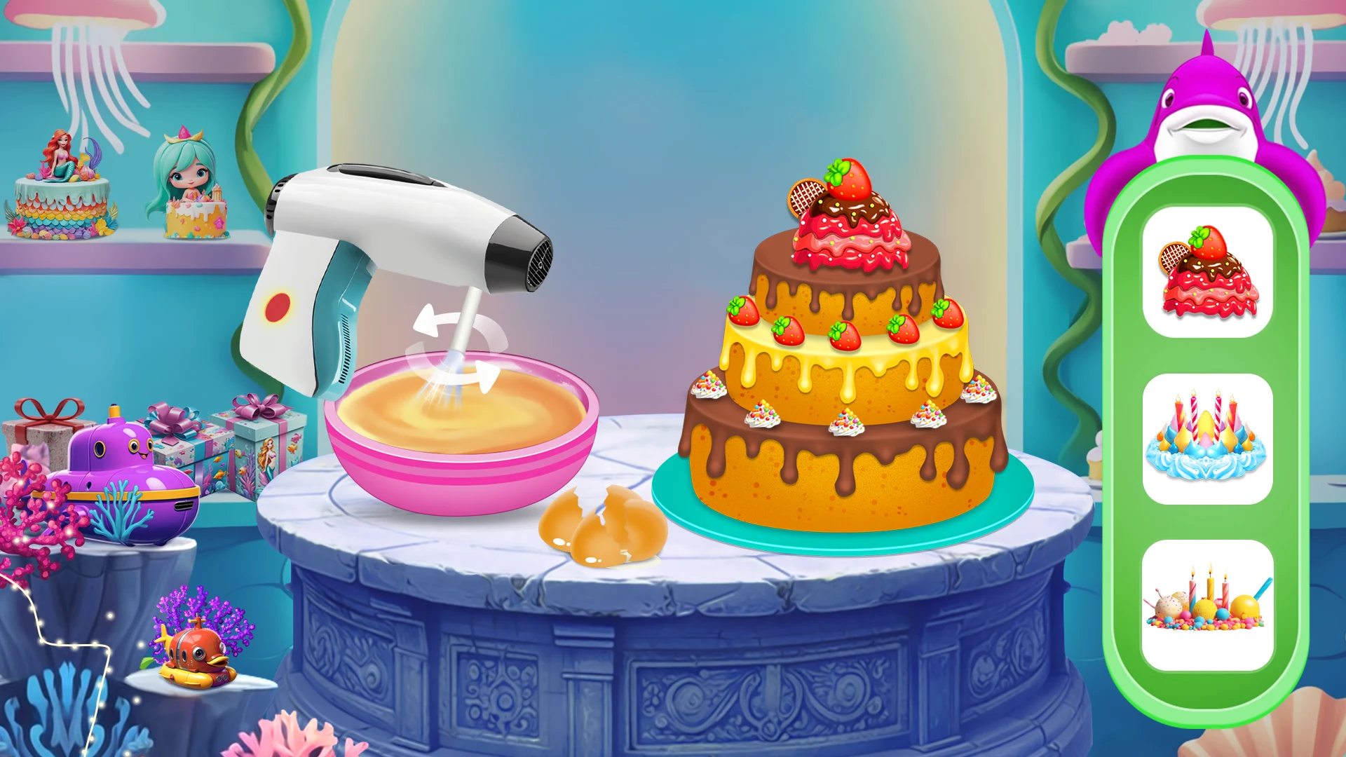 Mermaid babysitter Care screenshot